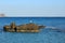 Blue beach summer landscape elafonisi beach crete greece covid-19 season holidays background modern high quality prints