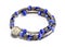 Blue Bead and Silver Bracelet