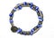 Blue Bead and Silver Bracelet