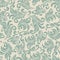 Blue and beige baroque pattern