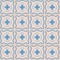 Blue beige seamless pattern, arabesque arabic perforated embossed decorative design, vector illustration