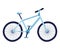 blue bicycle vehicle sport