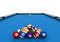 Blue Billiard Table