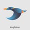 Blue bird logo Kingfisher