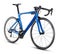 Blue black carbon racing sport road bike bicycle racer isolated