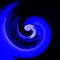 Blue black swirl pattern