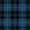 Blue and Black Tartan Plaid Seamless Scottish Pattern