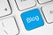 Blue blog button