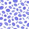 Blue blood cells seamless pattern