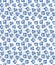 Blue blueberry seamless vector patter with white and grey background