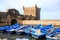 Blue boats of Essaouira, Morocco