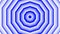 Blue bold decagon star simple flat geometric on white background loop. Starry decagonal radio waves endless creative animation.