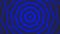 Blue bold spin nonagon star simple flat geometric on dark grey black background loop. nonangular spinning radio waves endless