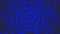 Blue bold spin octagon star simple flat geometric on dark grey black background loop. octagonal spinning radio waves endless