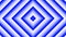 Blue bold square simple flat geometric on white background loop. Quadratic radio waves endless creative animation. Foursquare