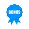 Blue Bonus icon, logo, button