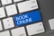 Blue Book Online Keypad on Keyboard. 3D.