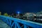 Blue bridge in Berlin Tegel