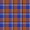 Blue brown plaid tartan pattern checked vector