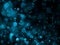 Blue bubble bokeh abstract background and wallpaper