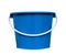 Blue buckets Isolated