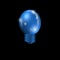 Blue bulb,3D illustration