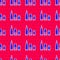 Blue Bullet icon isolated seamless pattern on red background. Vector