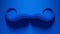 Blue Bushy Moustache Mustache