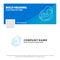 Blue Business Logo Template for Baby, pregnancy, pregnant, obstetrics, fetus. Facebook Timeline Banner Design. vector web banner