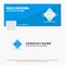 Blue Business Logo Template for Traffic, Lane, road, sign, safety. Facebook Timeline Banner Design. vector web banner background