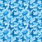 Blue Butterfly Pattern Textile Azure Turquoise Seamless