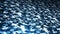 Blue camouflage pattern background. Military uniform concept. Abstract line and wave texture. Loop animation.