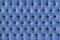 Blue capitone velours textile decoration with buttons