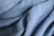 Blue Cashmere Fabric Closeup