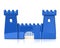 Blue castle icon