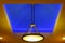 Blue ceiling lighting treatment