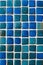 Blue Ceramic Tile Background Pattern / Texture