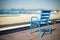 Blue chair in the Croisette, Cannes