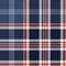 Blue check fabric texture pixel seamless pattern