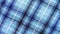 Blue checked fabric