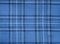 Blue checked fabric