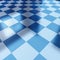 Blue checker board