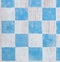 Blue checkerboard background