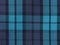 Blue checkered fabric closeup, tablecloth texture