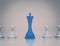 Blue Chess King