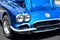 Blue Chevy Corvette in Bright Blue Front End Image