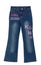 Blue children girl jeans isolated