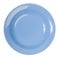 A blue china plate