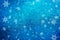 Blue Christmas background snow texture, abstraction, snowflakes