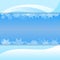 Blue Christmas background with snowflakes and monograms clean mi